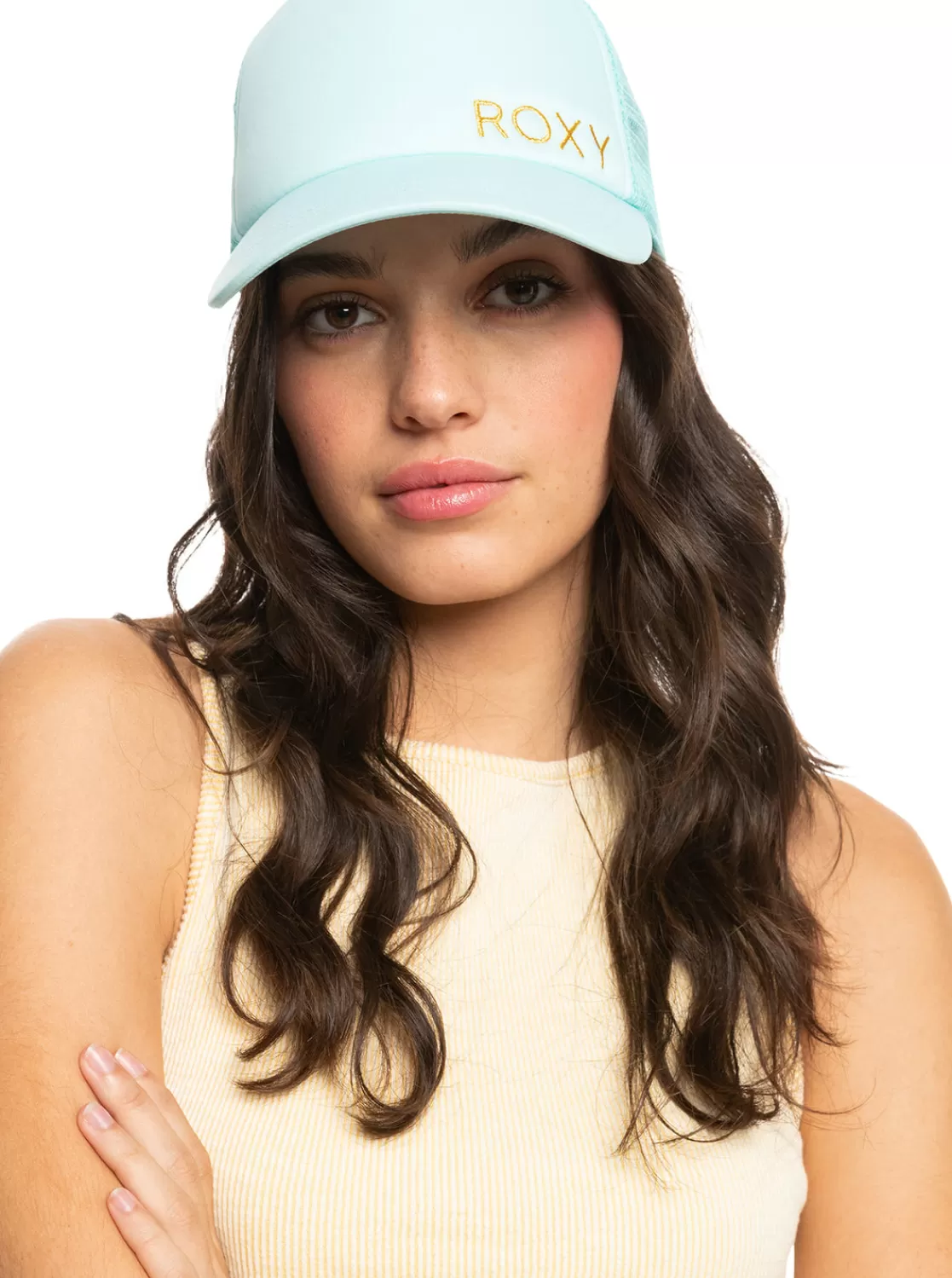Finishline 2 Color Trucker Hat-ROXY Best Sale
