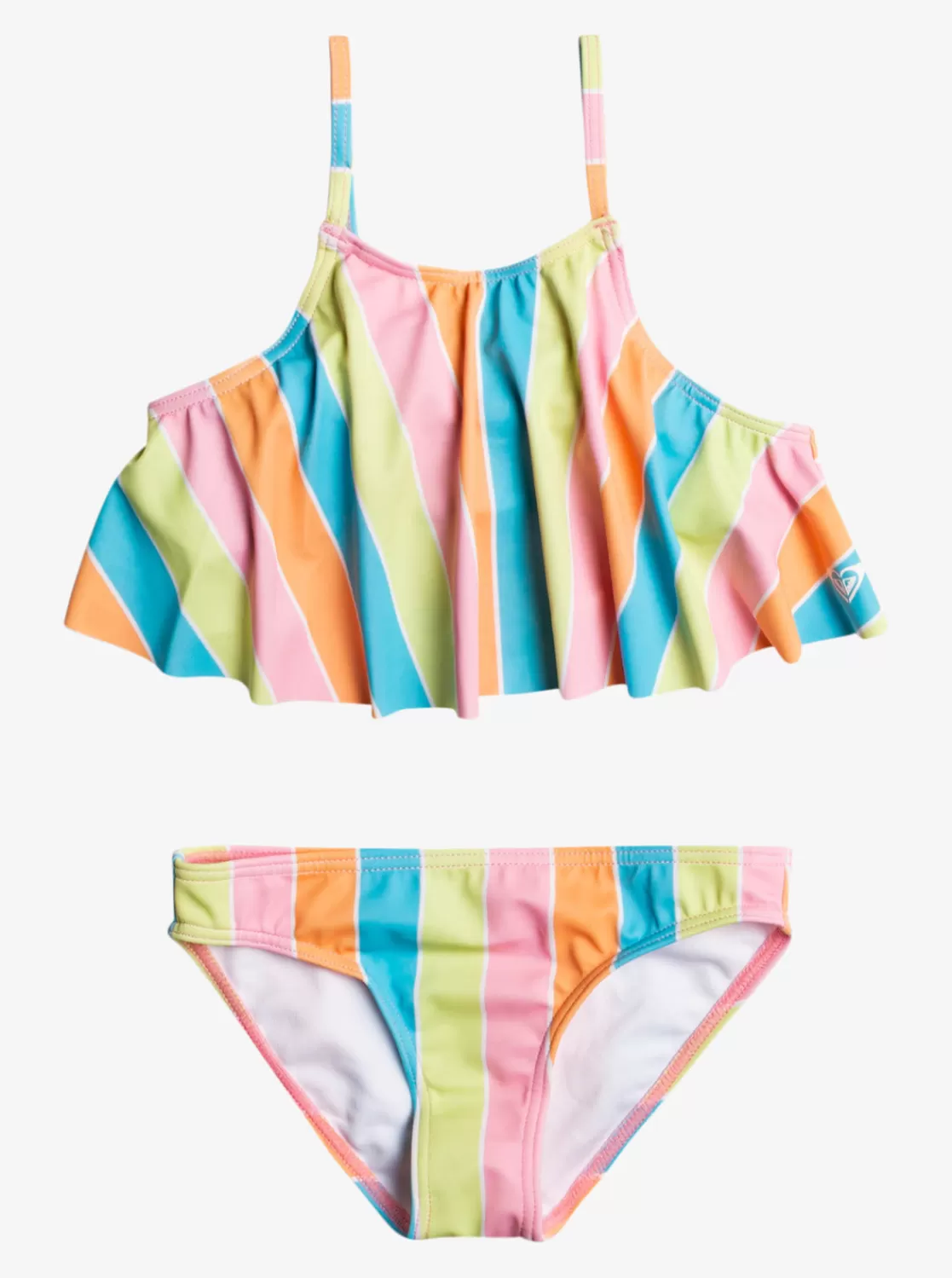 Girls 4-16 Colors Of The Sun Two Piece Flutter Bikini Set-ROXY Shop