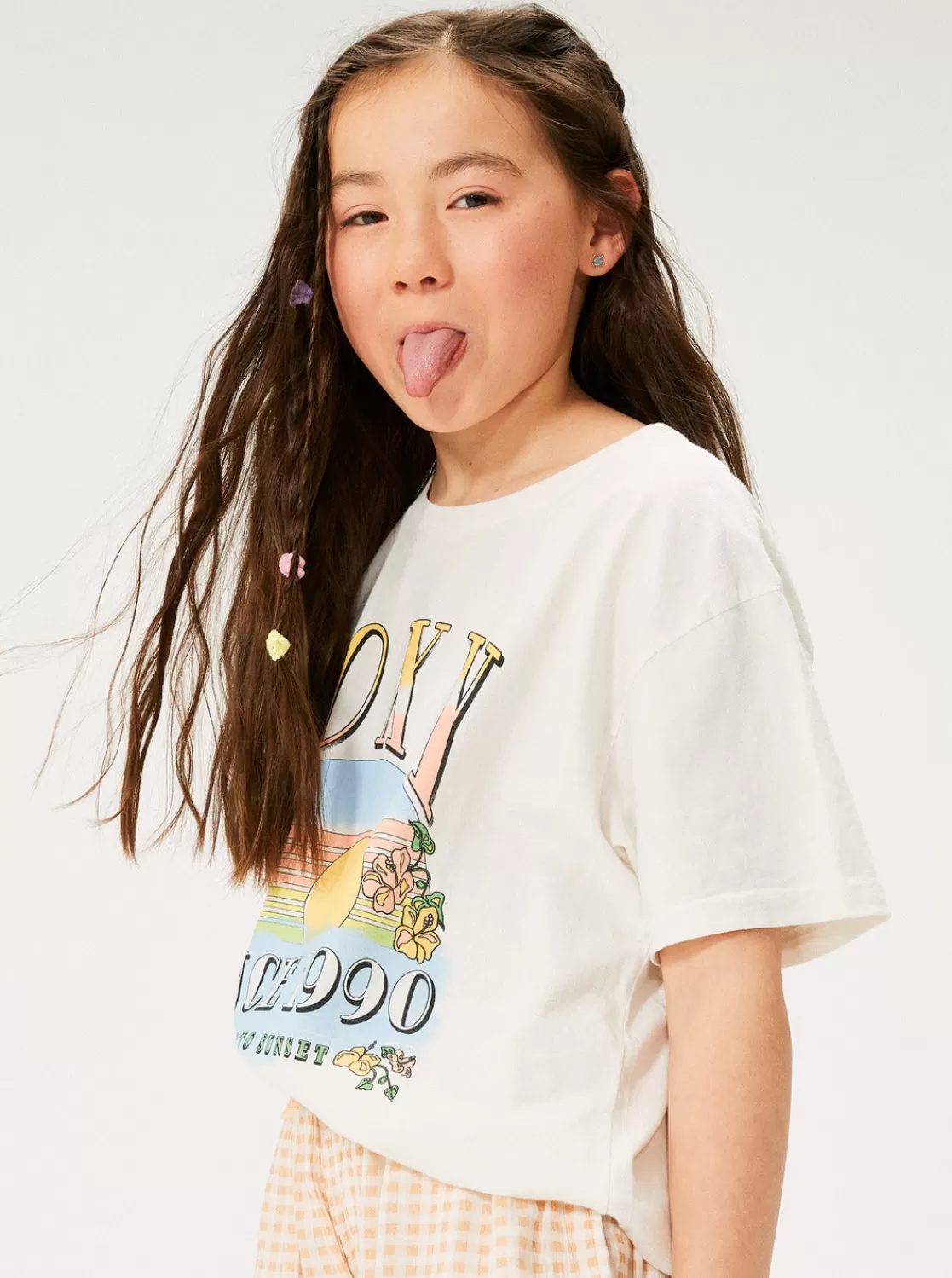 Girls 4-16 Sunrise To Sunset Oversized Boyfriend T-Shirt-ROXY Shop