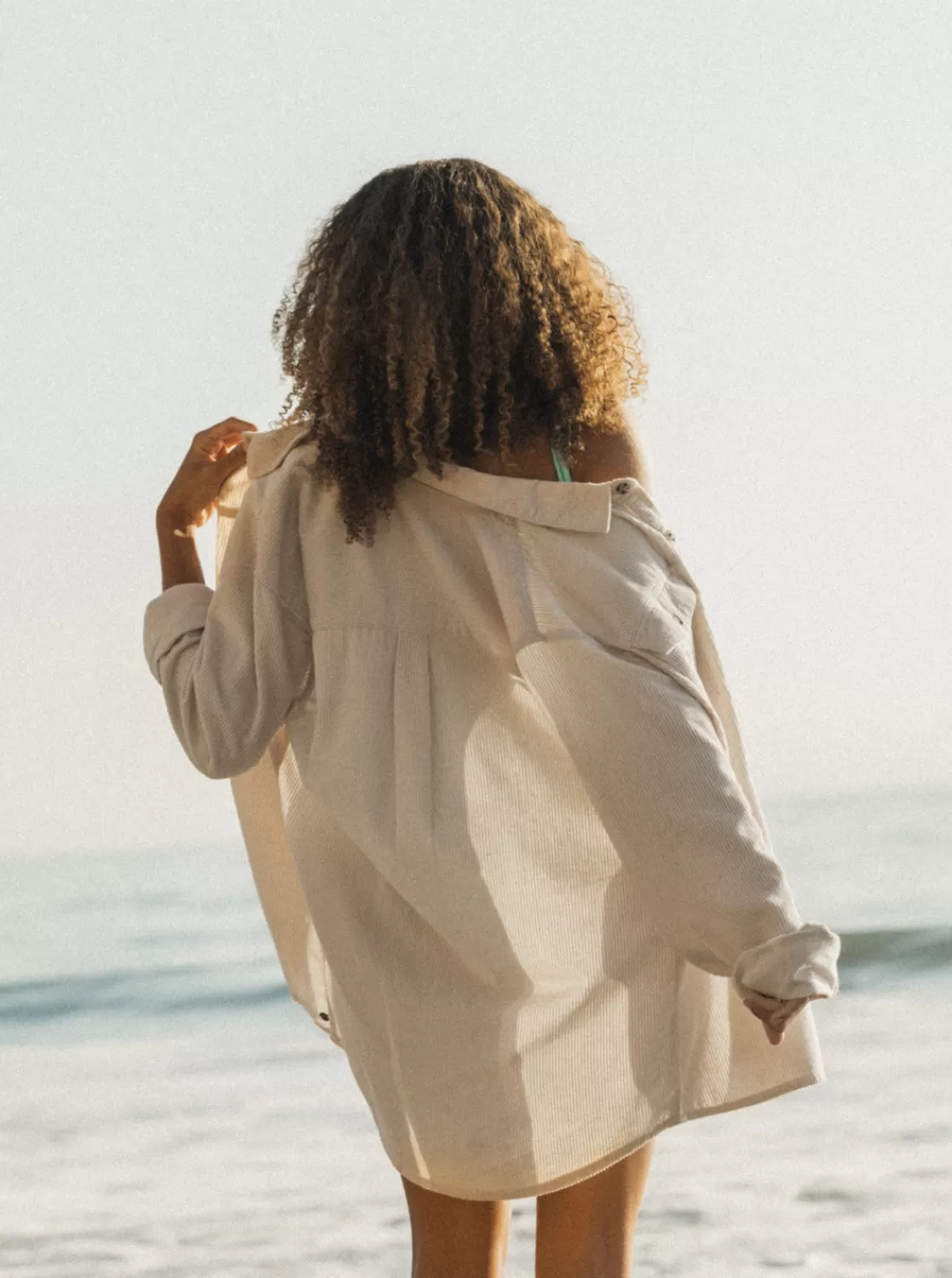 Let It Go Corduroy Long Sleeve Shirt-ROXY Outlet