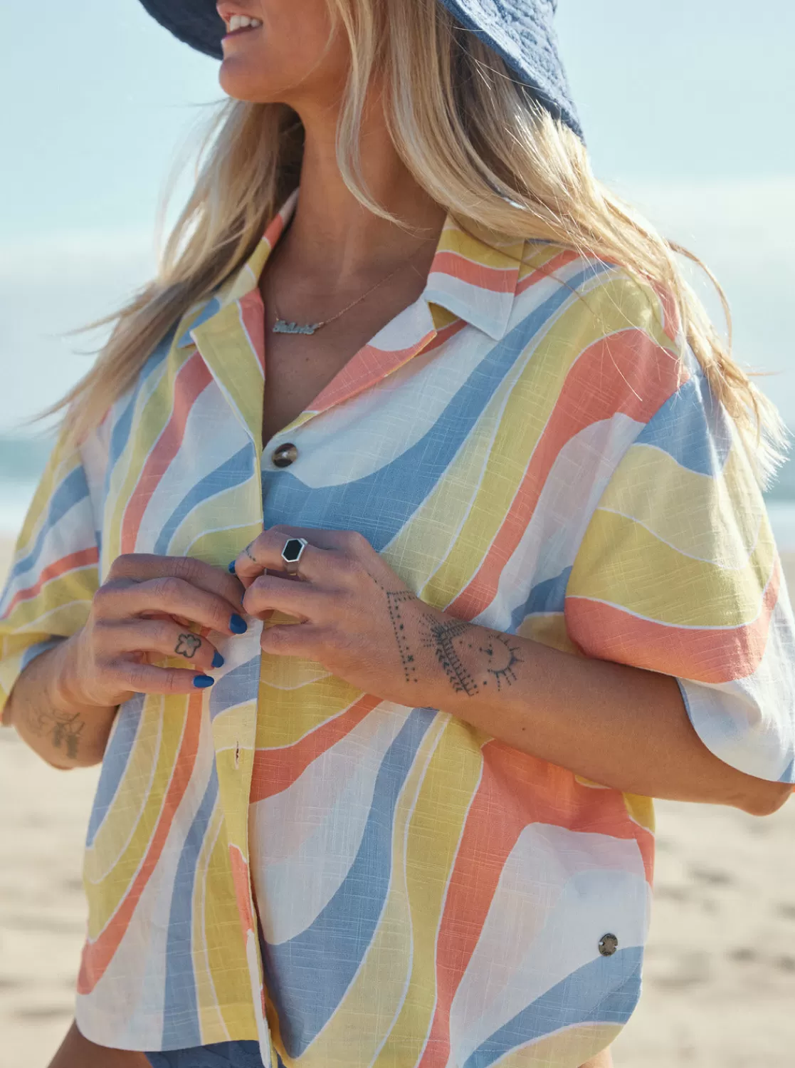 Rad Days Again Short Sleeve Resort Shirt-ROXY Store