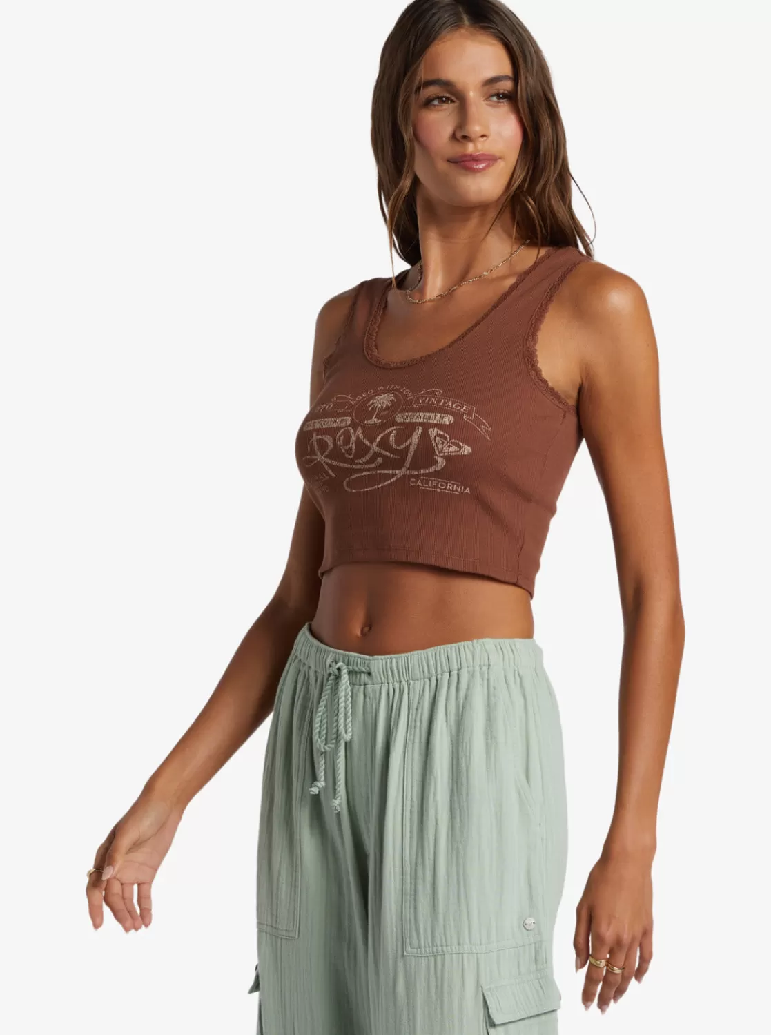 Vintage Lace Tank-ROXY Shop